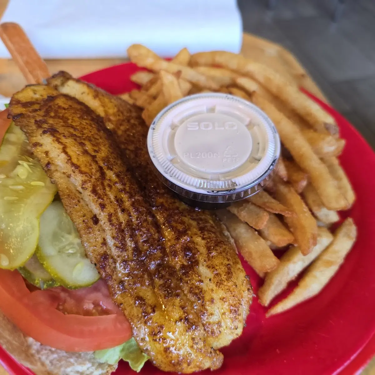 Shuckums Fish Sandwich
