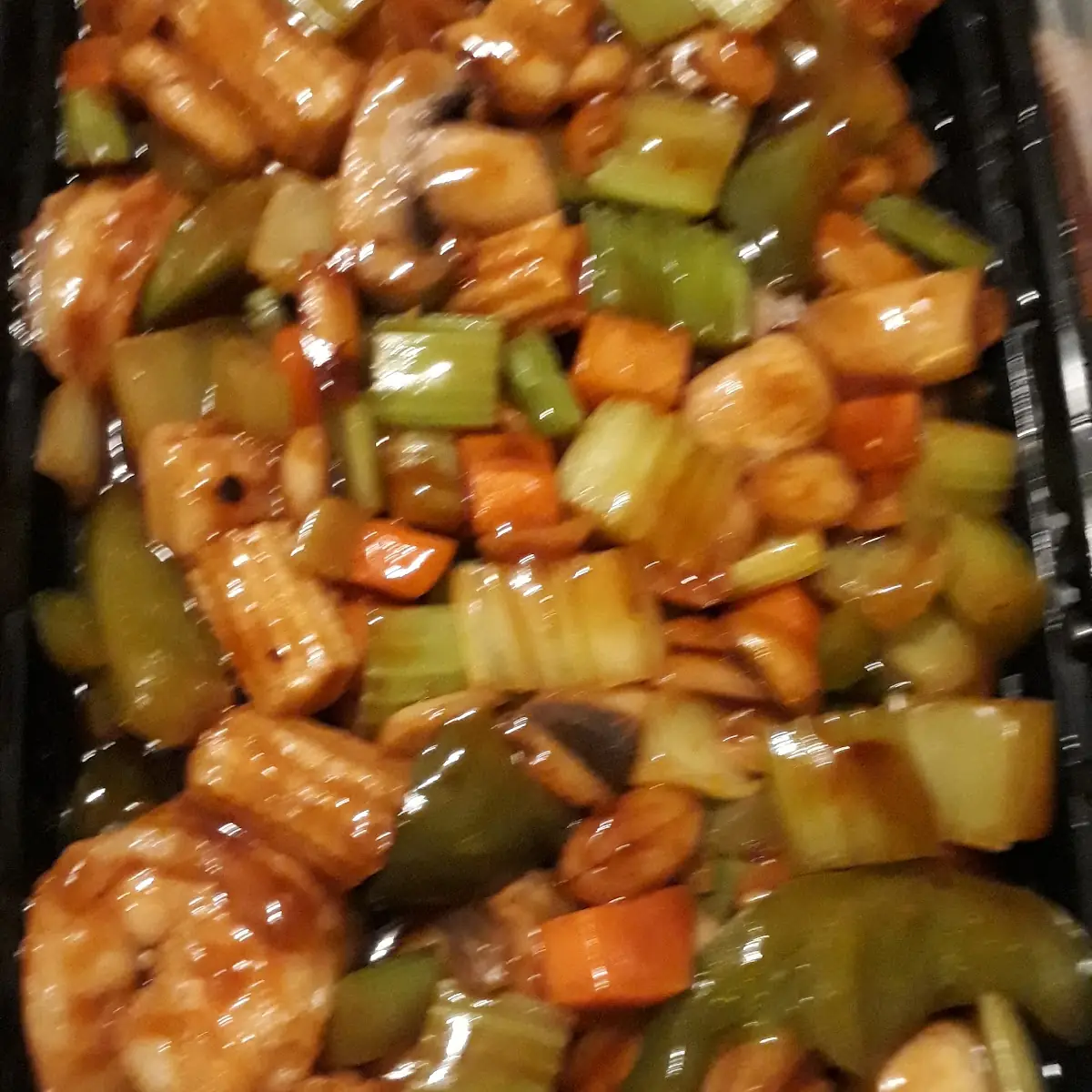 Triple Delight in Garlic Sauce
