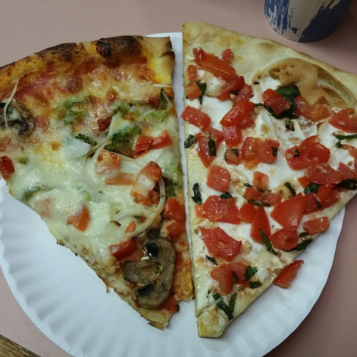 Veggie Pizza and Grandma Pizza