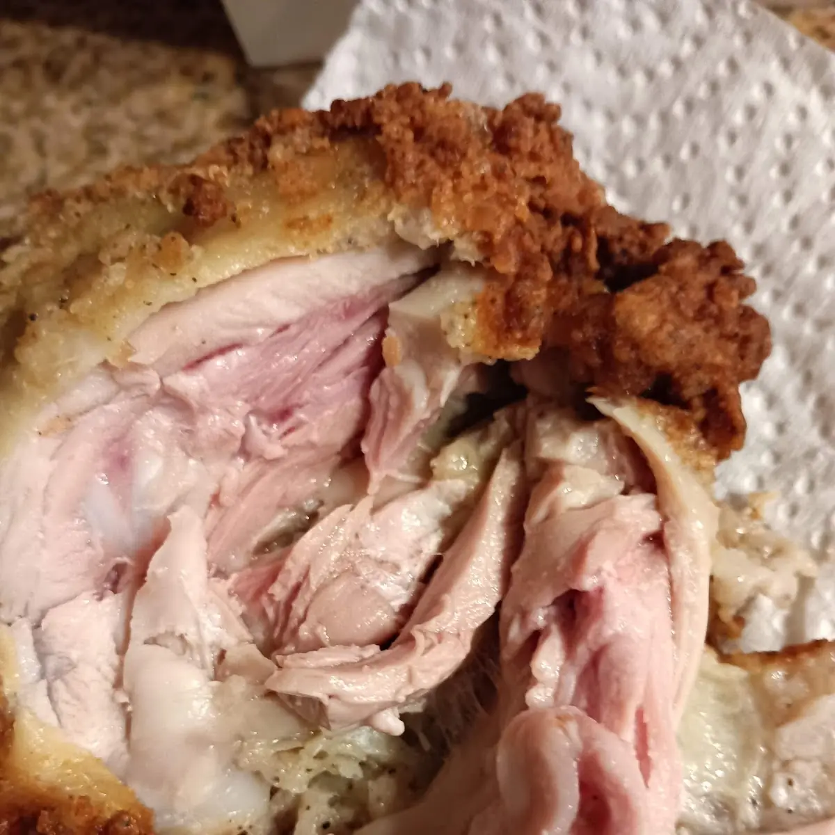 Half-Done Fried Chicken