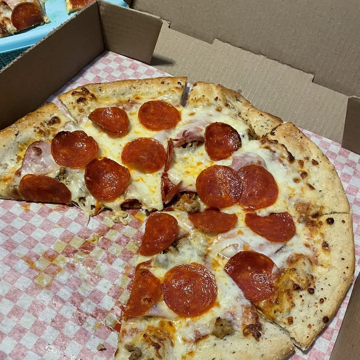 Sausage and Pepperoni Pizza