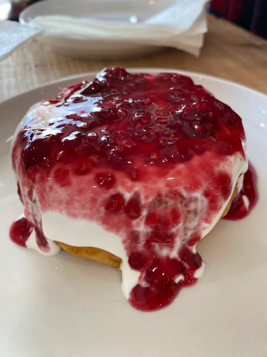 With Jam and Sour Cream