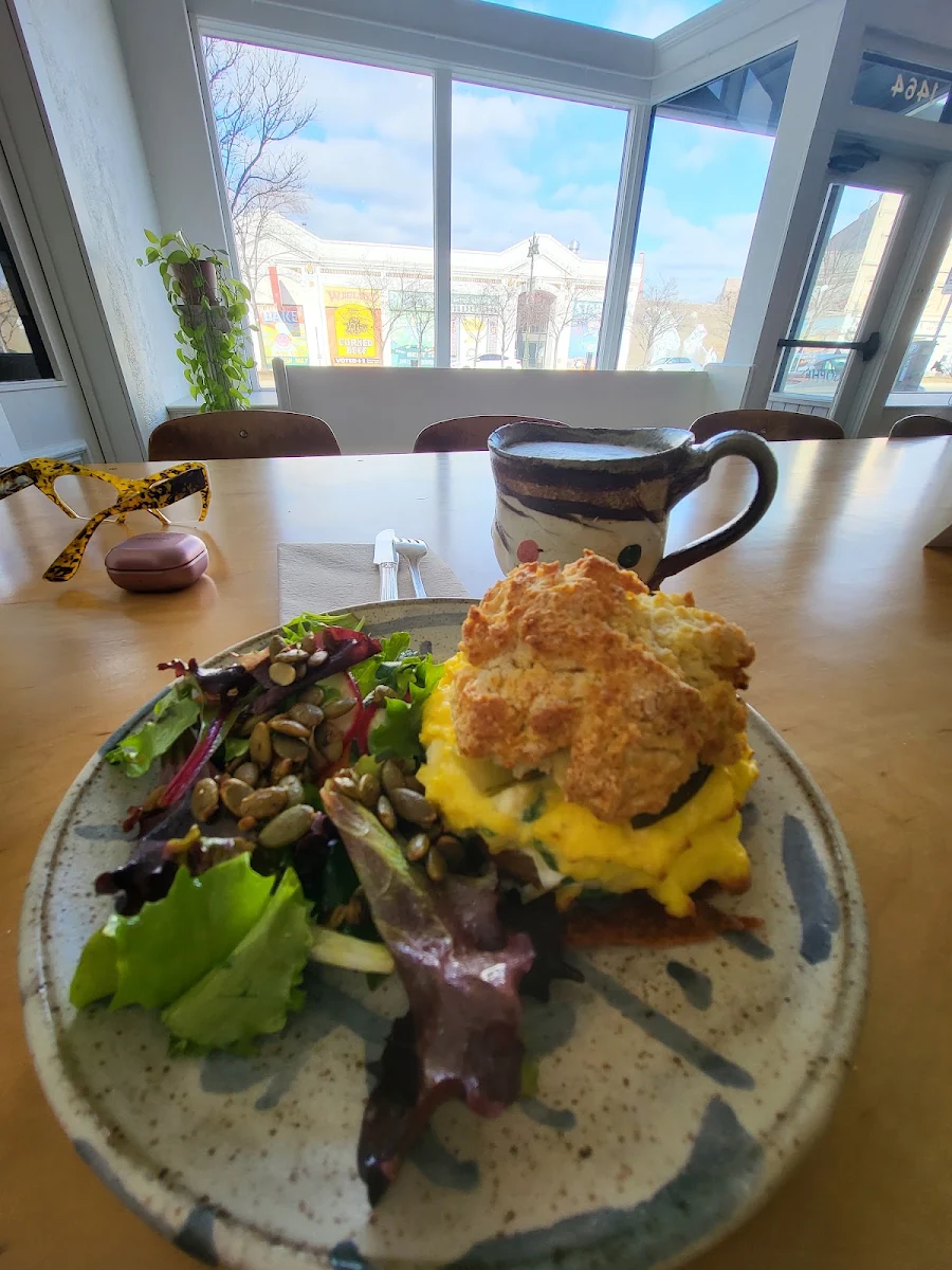 Egg Sausage Biscuit