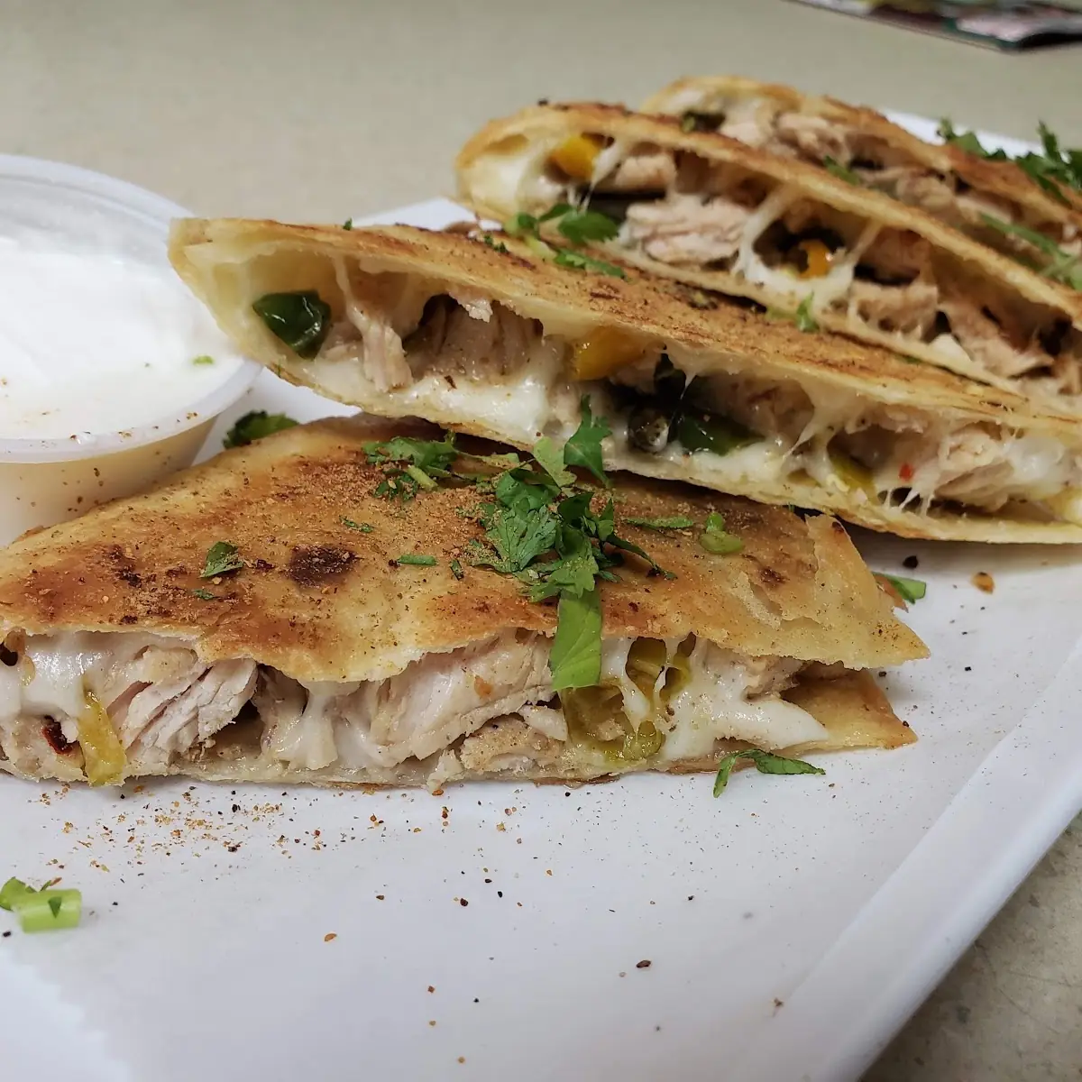 Grilled Chicken Quesadilla