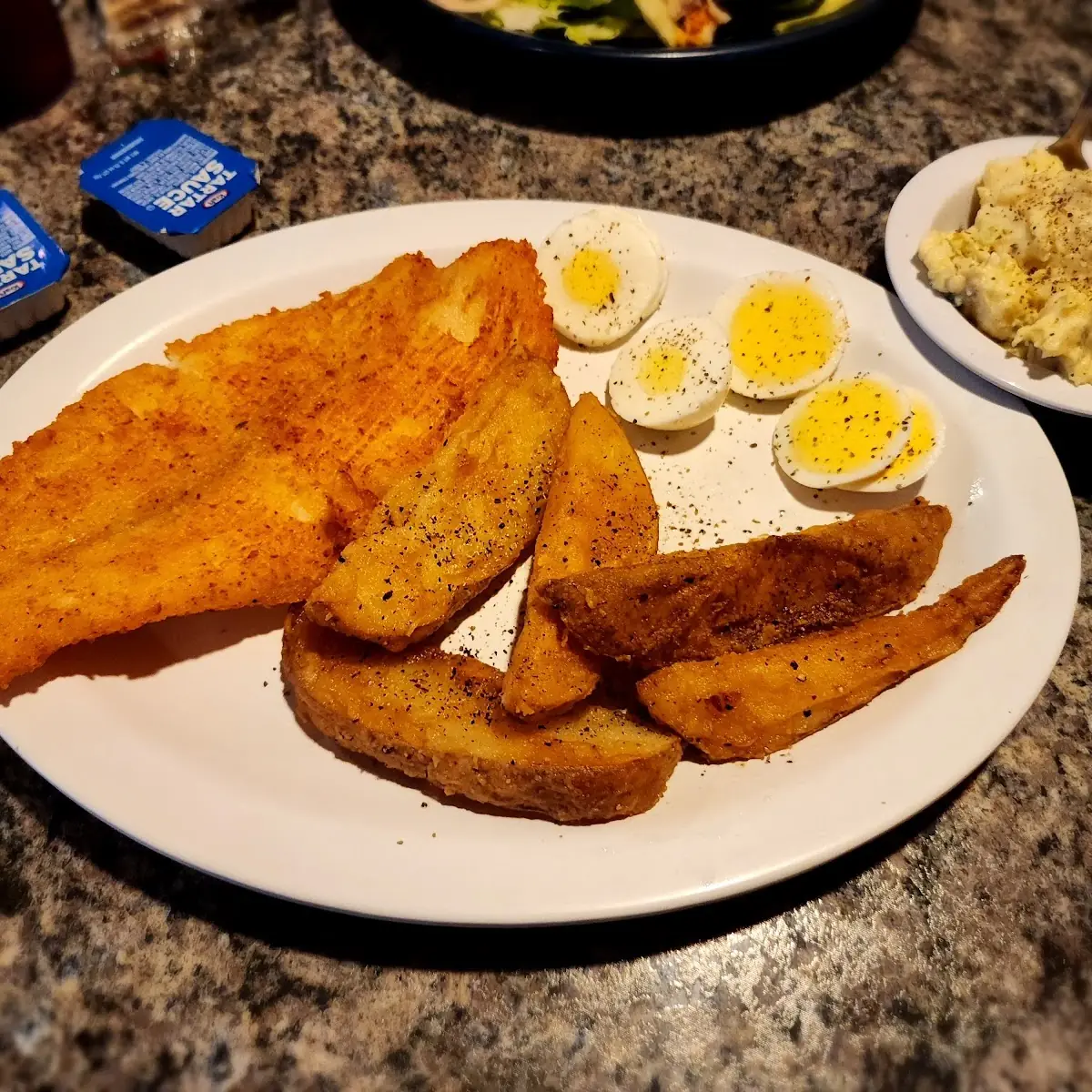 Hand-Breaded White Fish