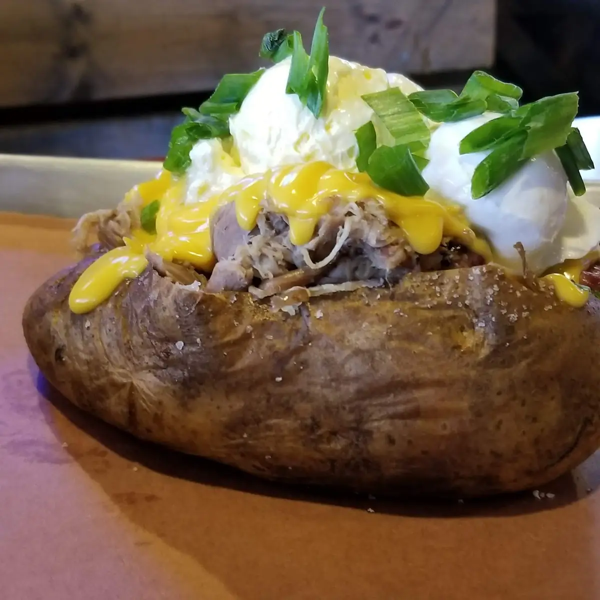 Loaded Baked Potato with Chicken