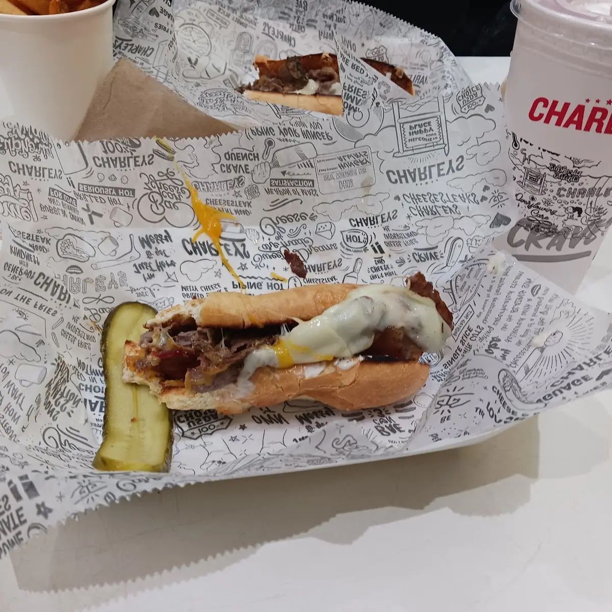 Bacon 3 Cheesesteak Sandwich