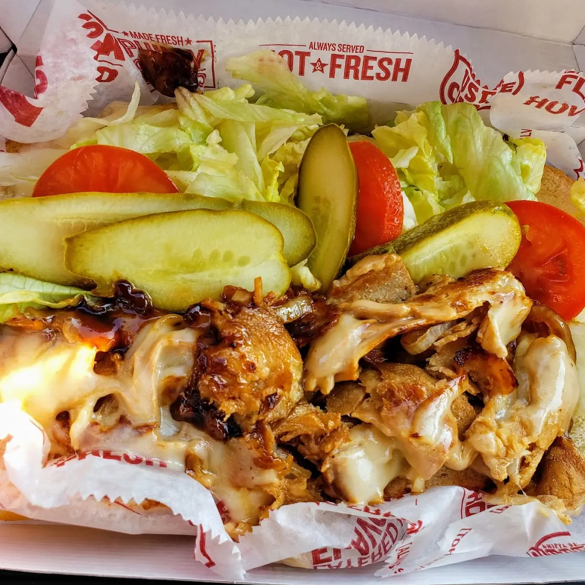 Teryaki Chicken Cheesesteak