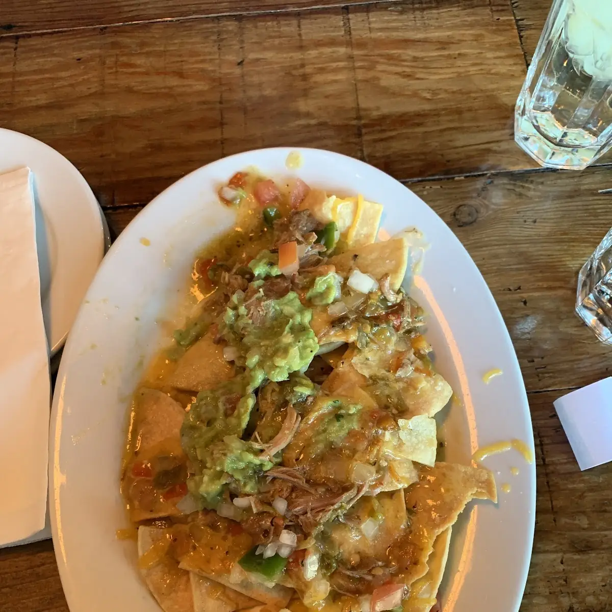 Green Chili Nachos