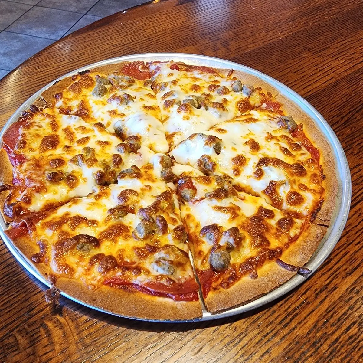 Pepperoni Sausage Thin Pizza