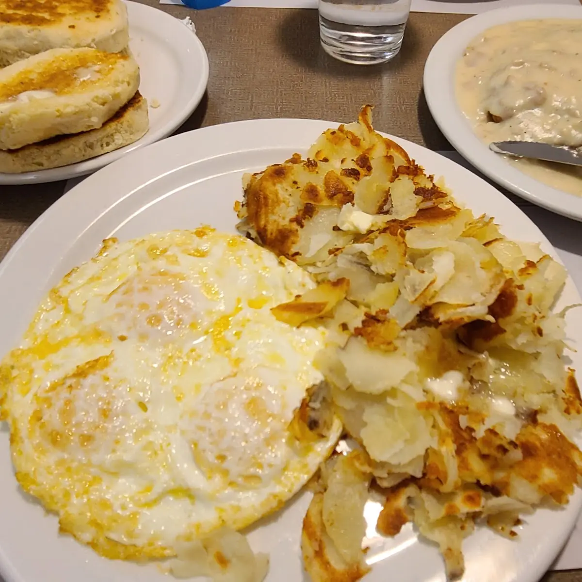 Country Fried Steak and Eggs