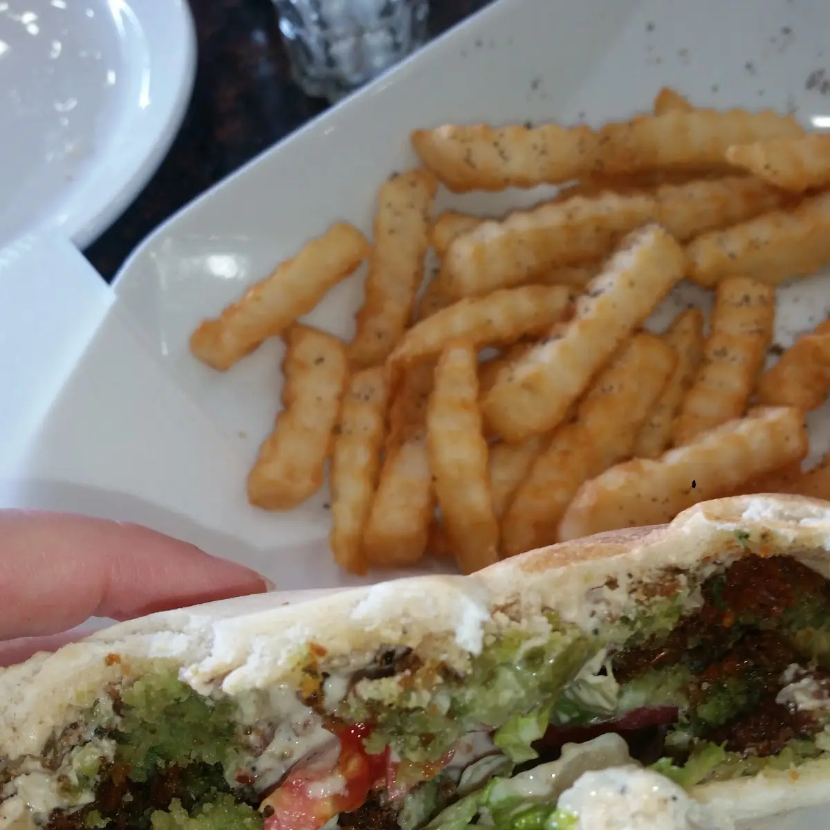 Falafel Wrap Combo