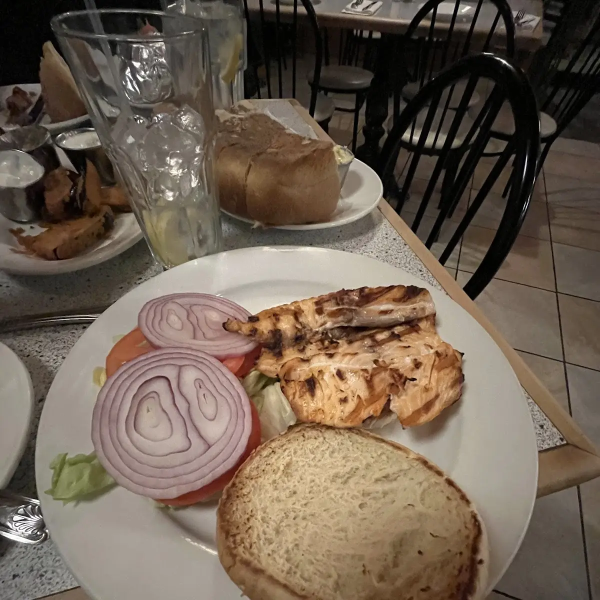 Salmon Burger Special