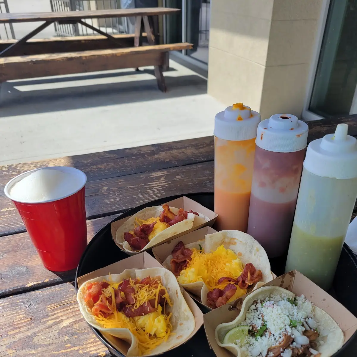Bacon Egg & Cheese Tacos