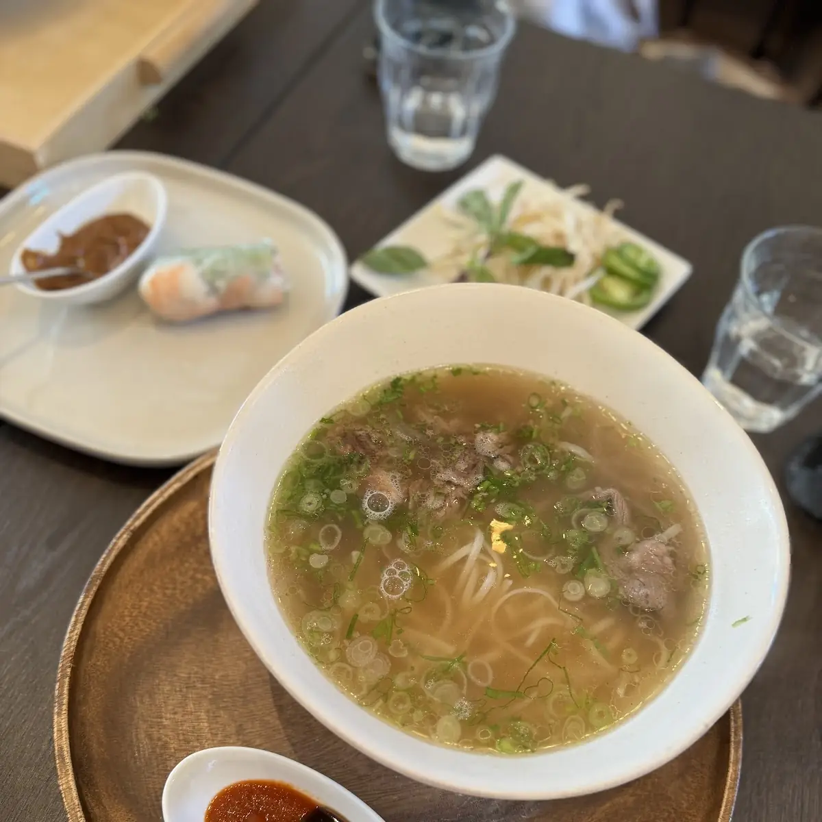 Beef Pho Vietnamese Rice Noodle with Beef Broth