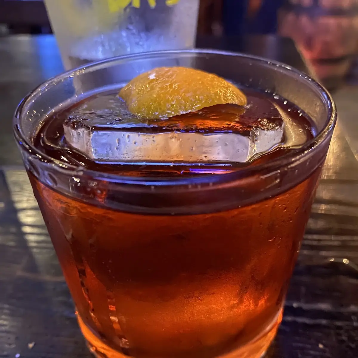 Old Fashioned Cocktail with Cherry