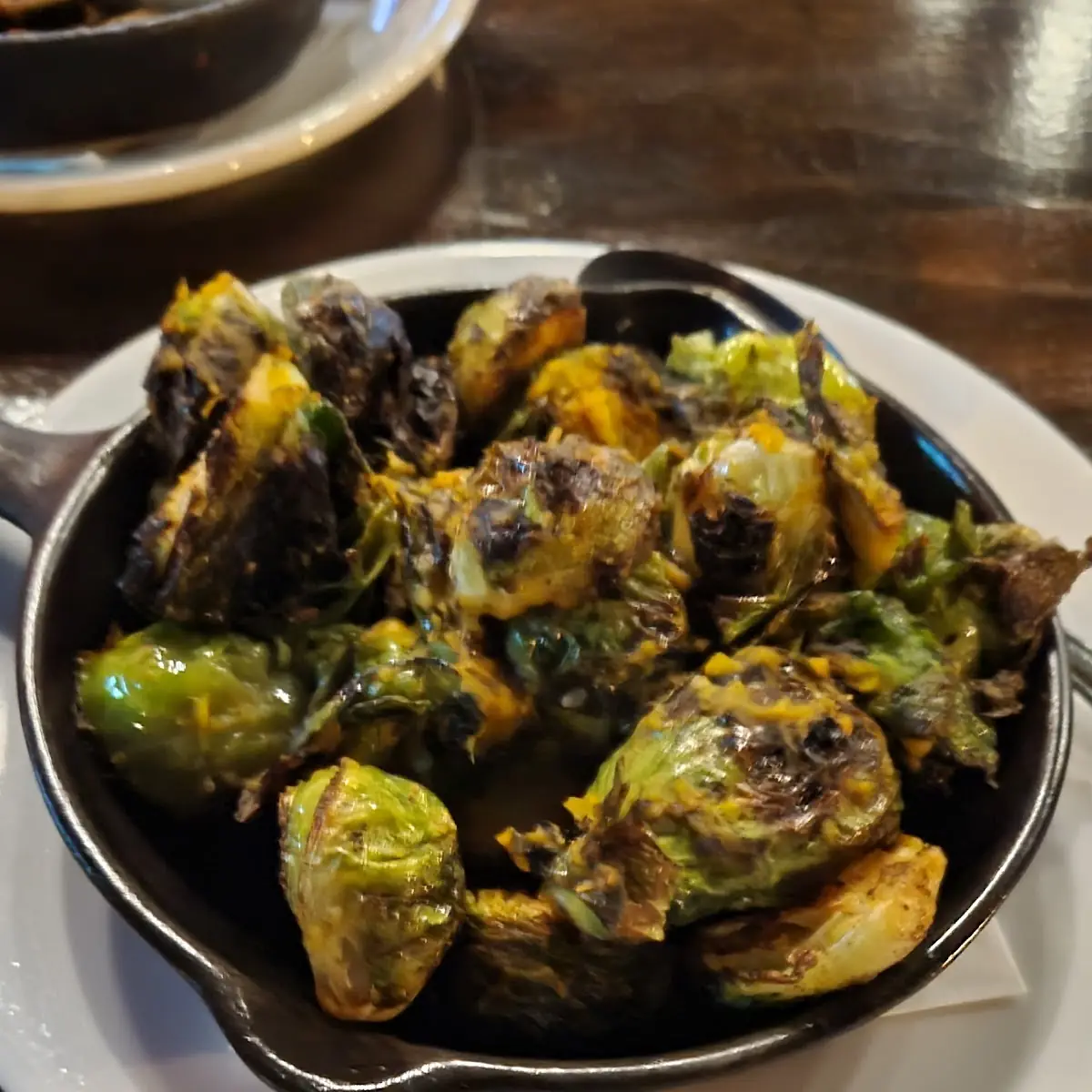Pan Roasted Brussel Sprouts
