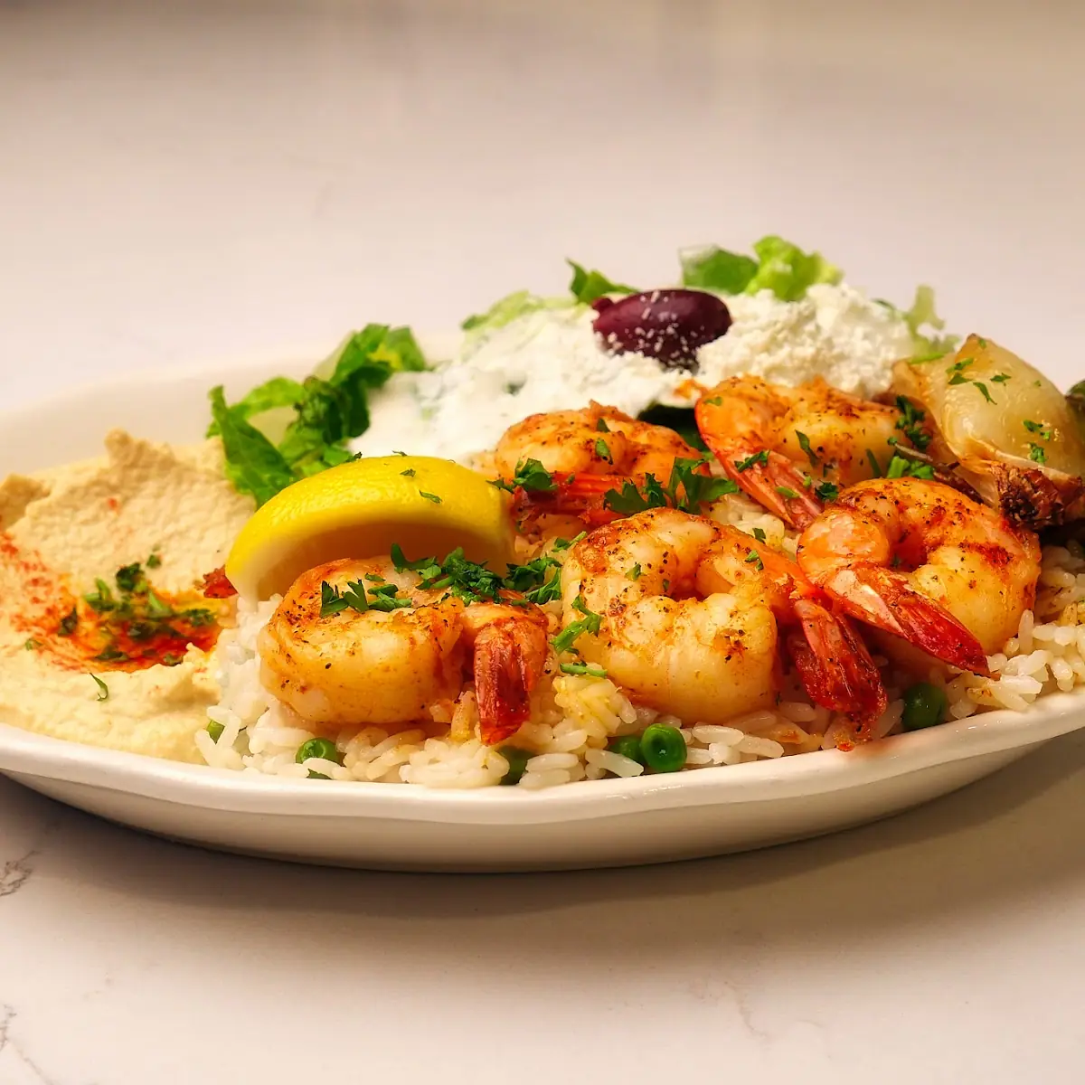 Shrimp Kabob Plate