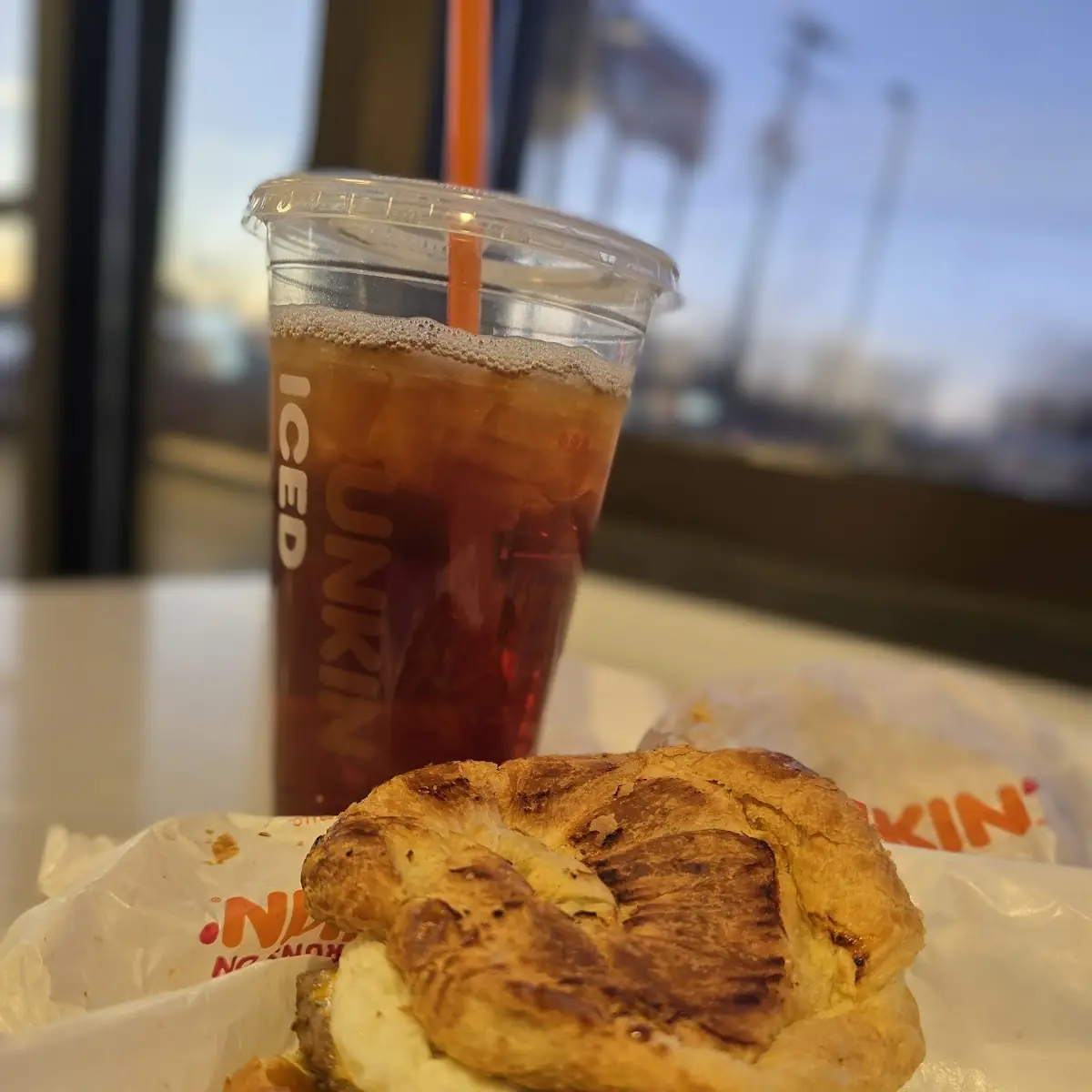Sausage Egg and Cheese Croissant