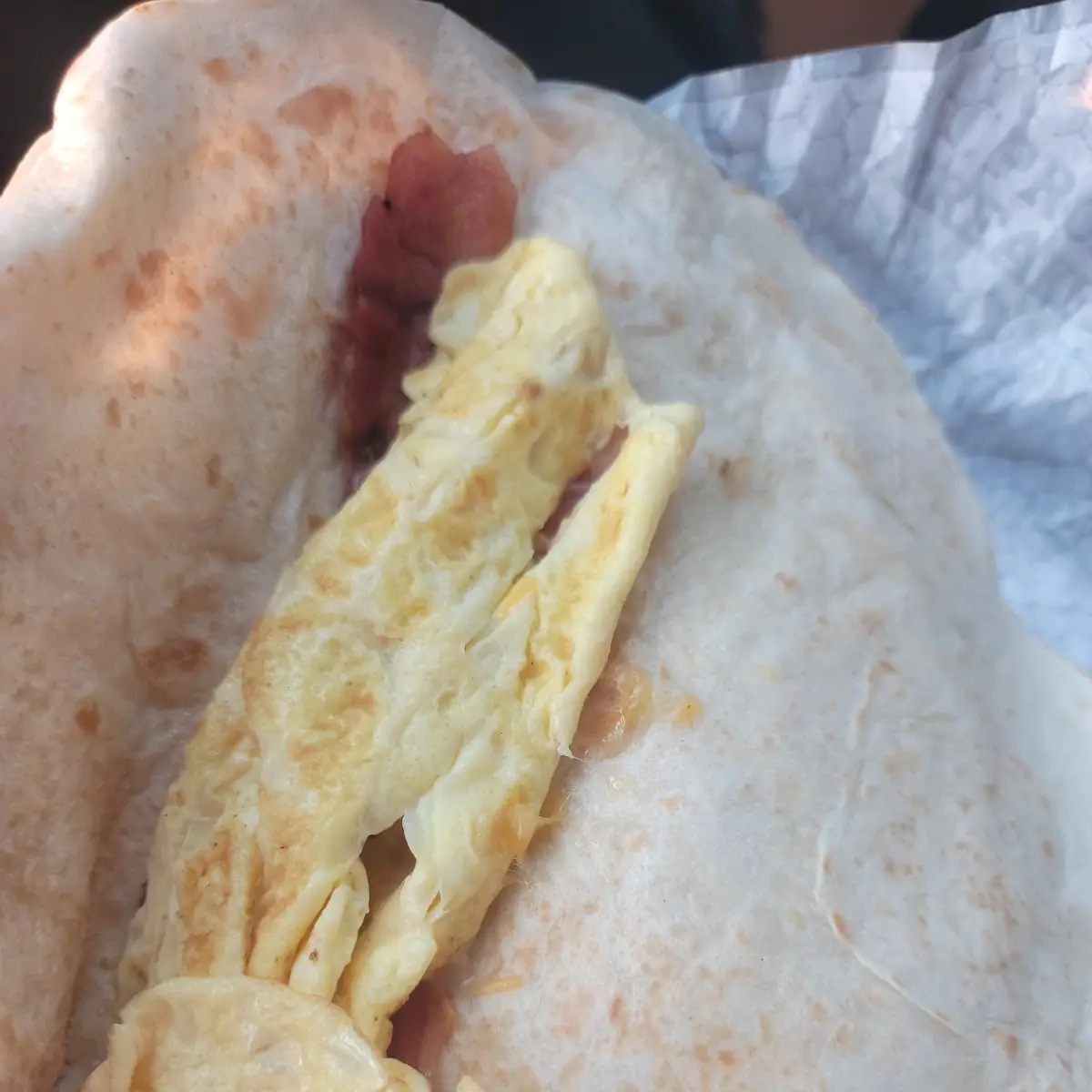 6 Dollar Bacon Egg Burrito Don't Waste Your Money Here