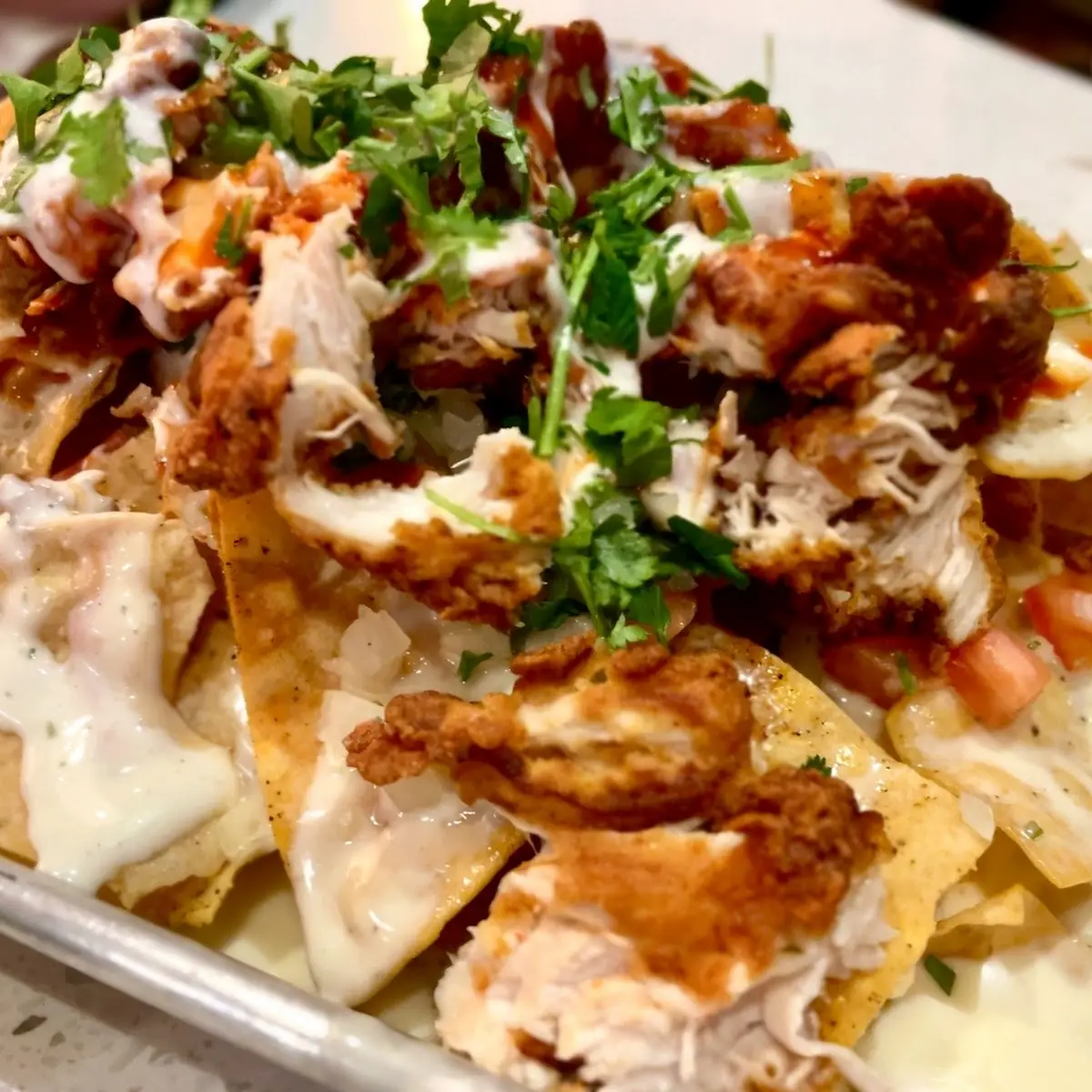 Buffalo Chicken Nachos