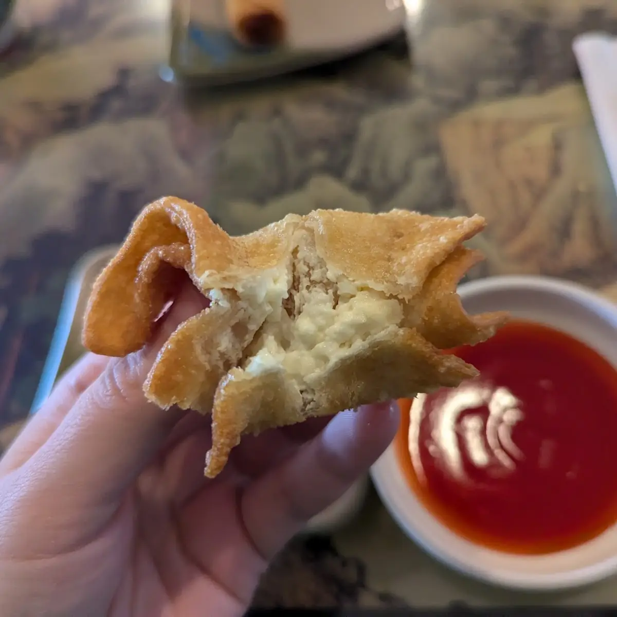 Crab Meat Cheese Wontons