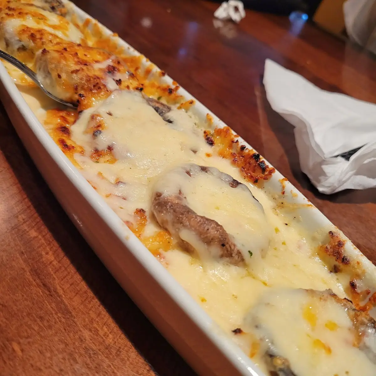 White Cheddar Stuffed Mushrooms