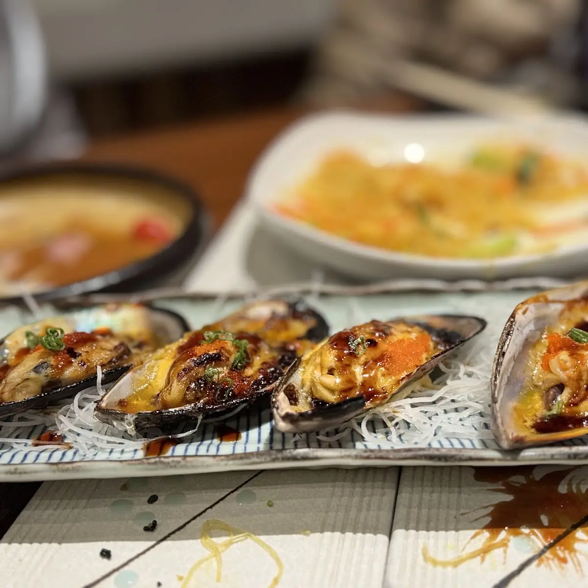 Baked Mussels