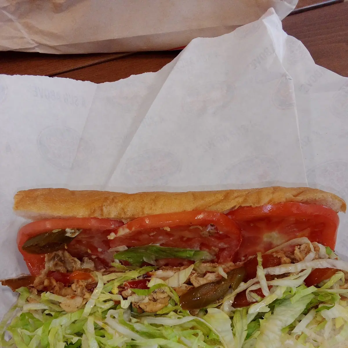 Chipotle Chicken Sub Sandwich