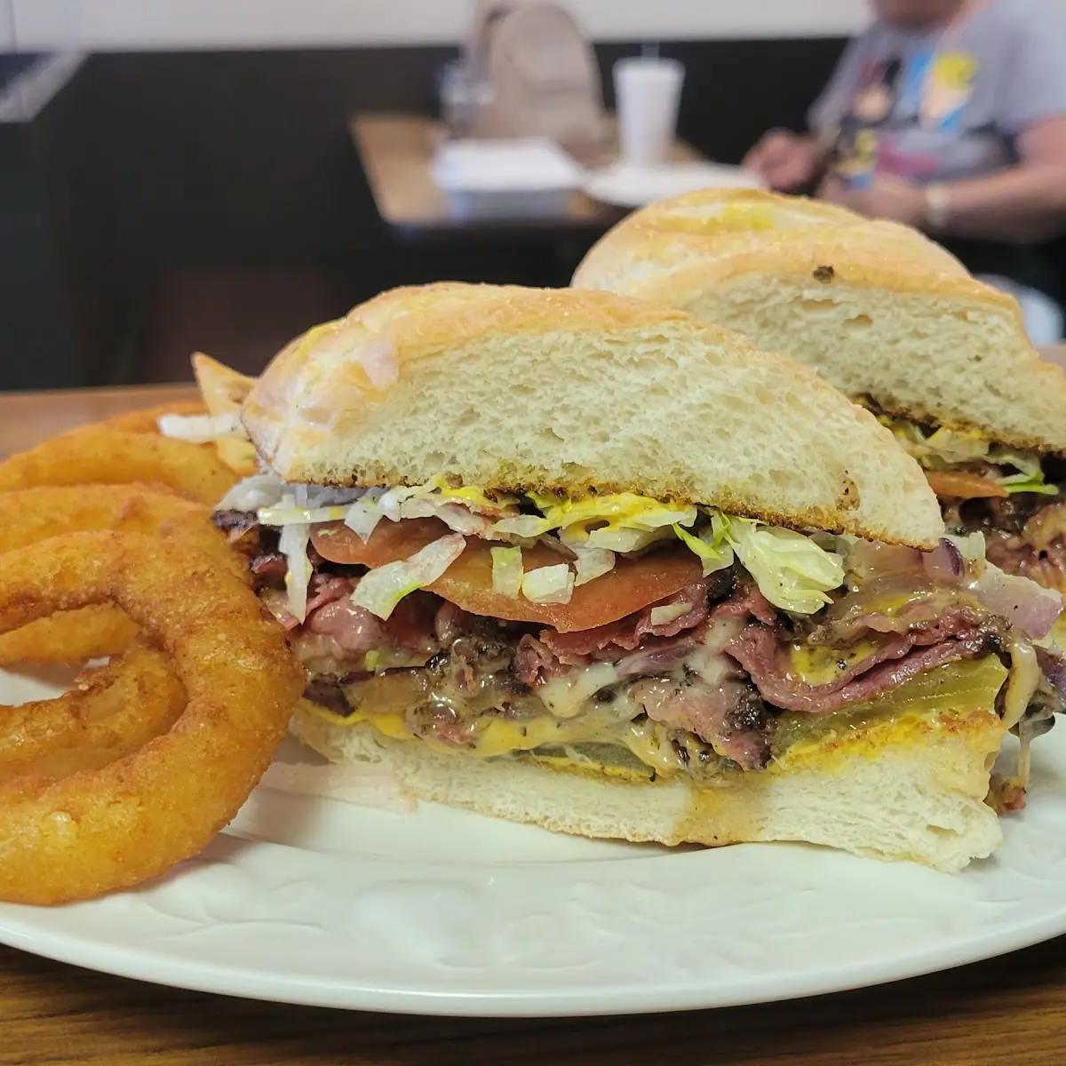 Pastrami & Swiss Burger