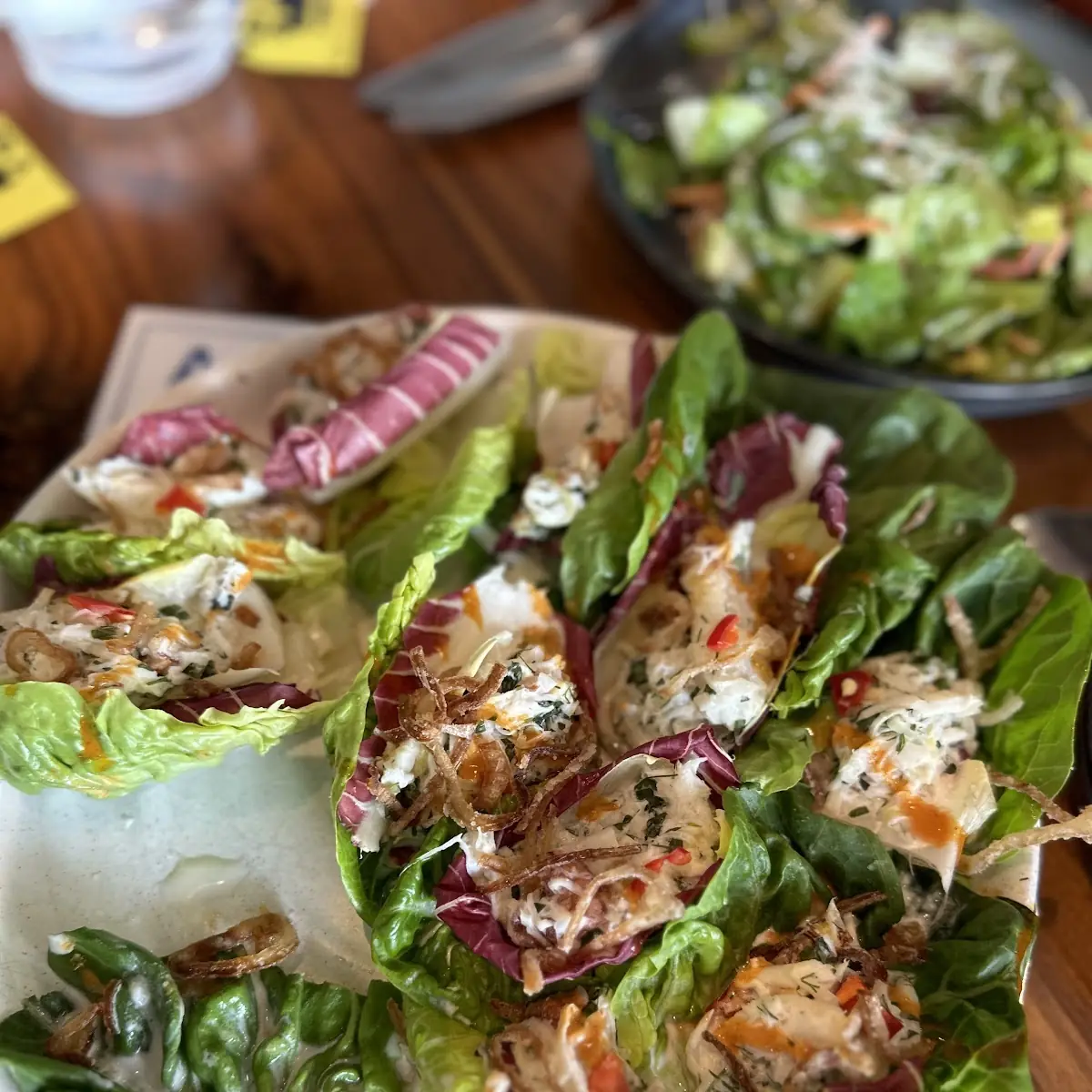 Dungeness Crab Lettuce Wraps