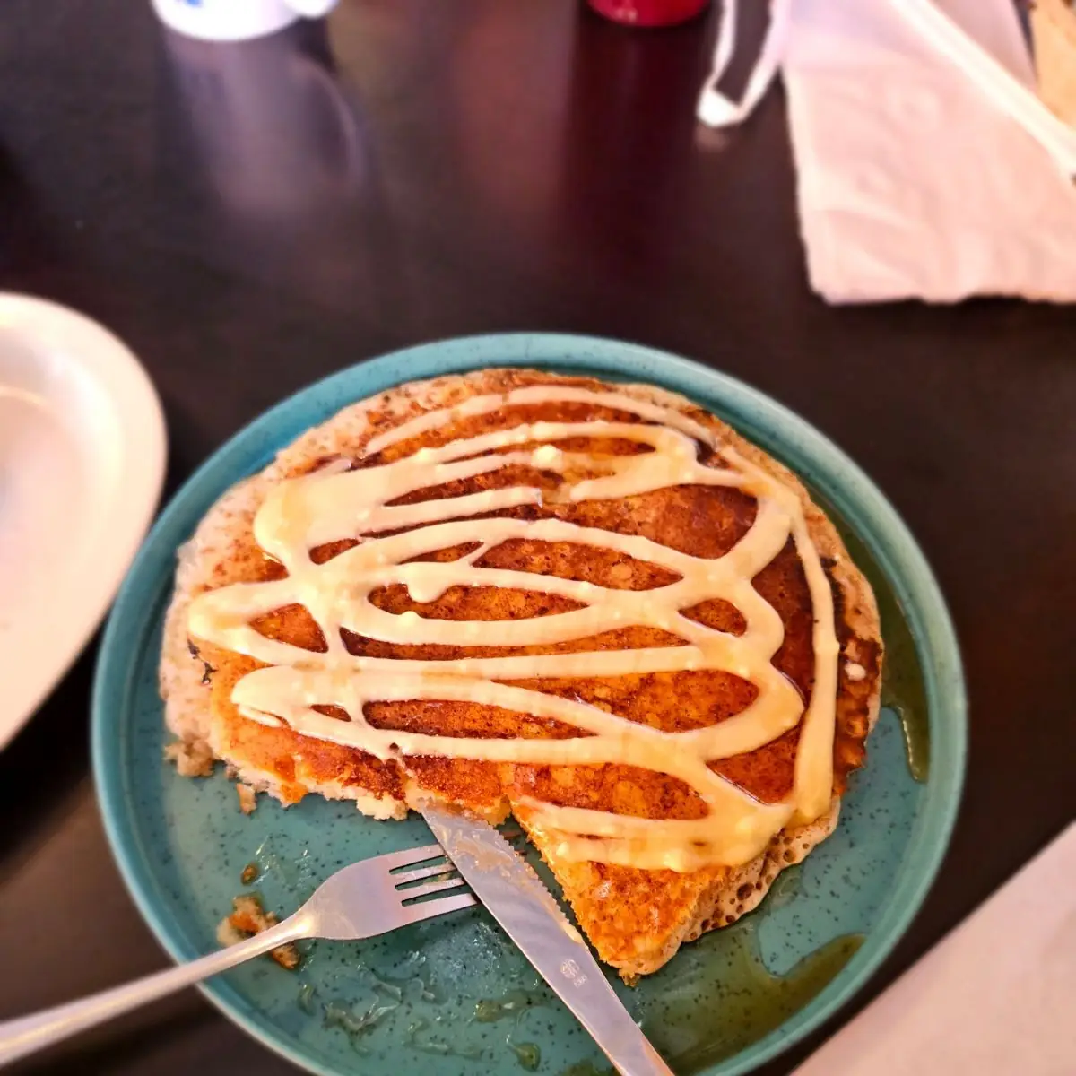 Cinnamon Roll Pancakes