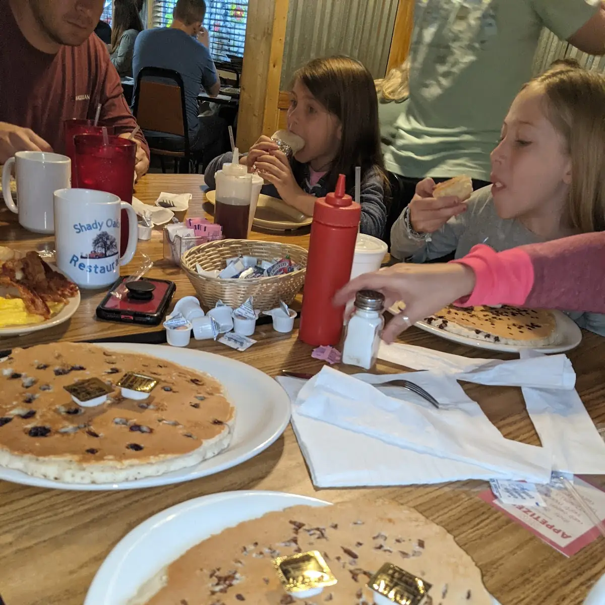 Pecan and Blueberry Pancakes