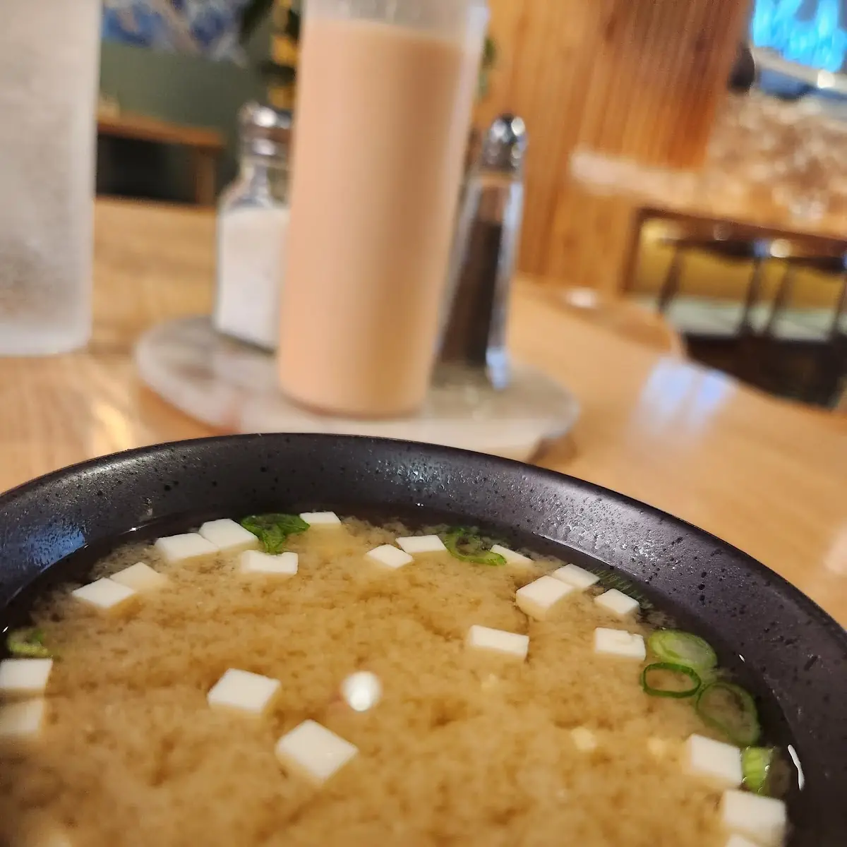 Miso Soup and Hot Tea