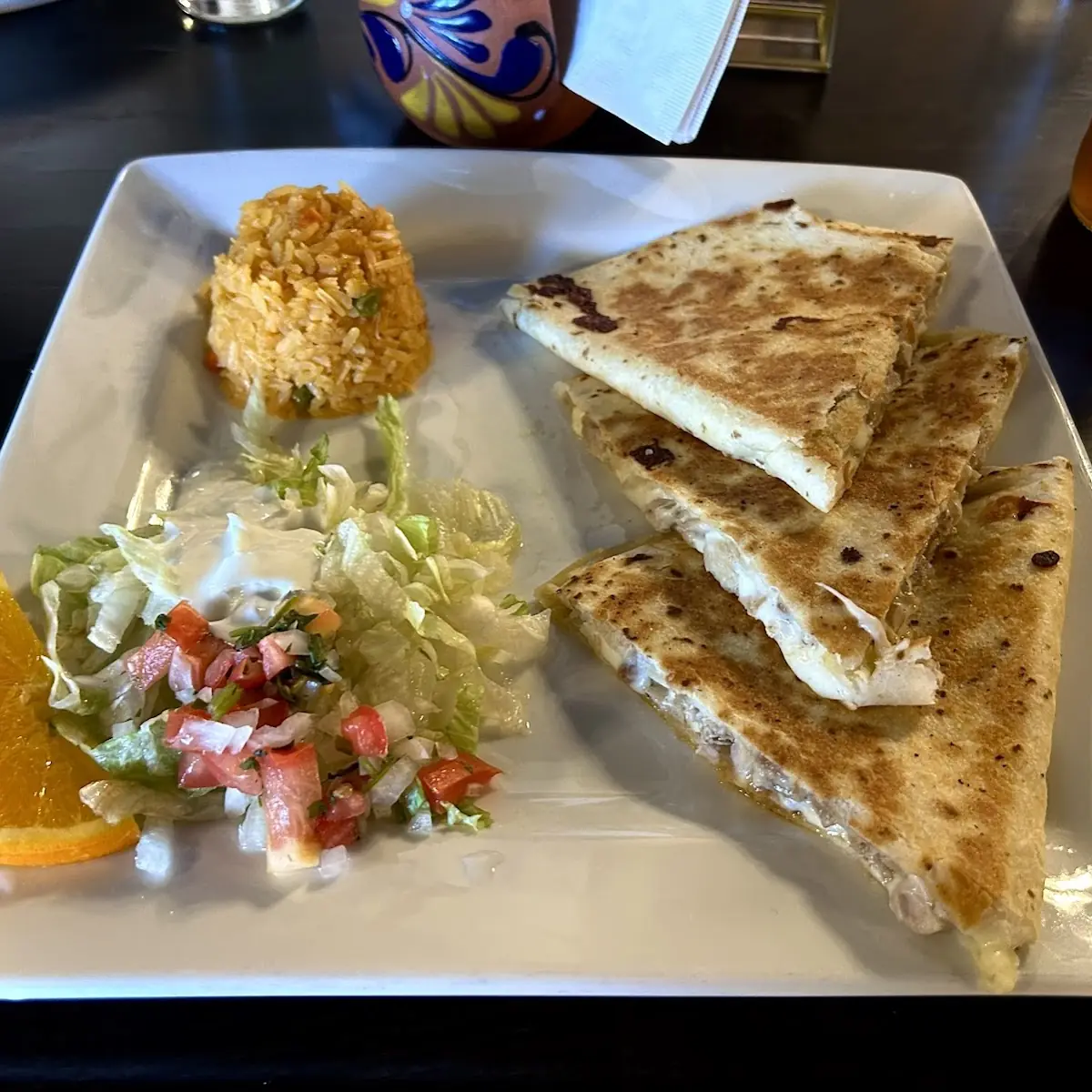 Quesadillas Con Pollo Asado