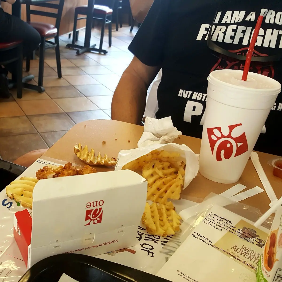 Chicken Nuggets and Waffle Fries