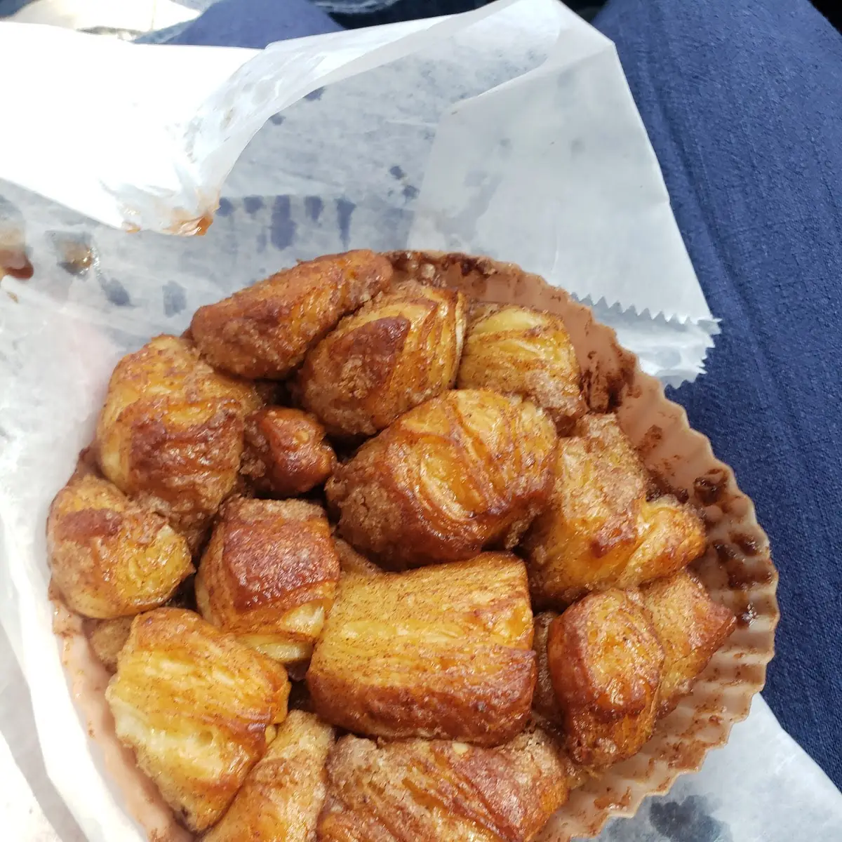 Monkey Bread the Clyde Hibiscus Iced Tea