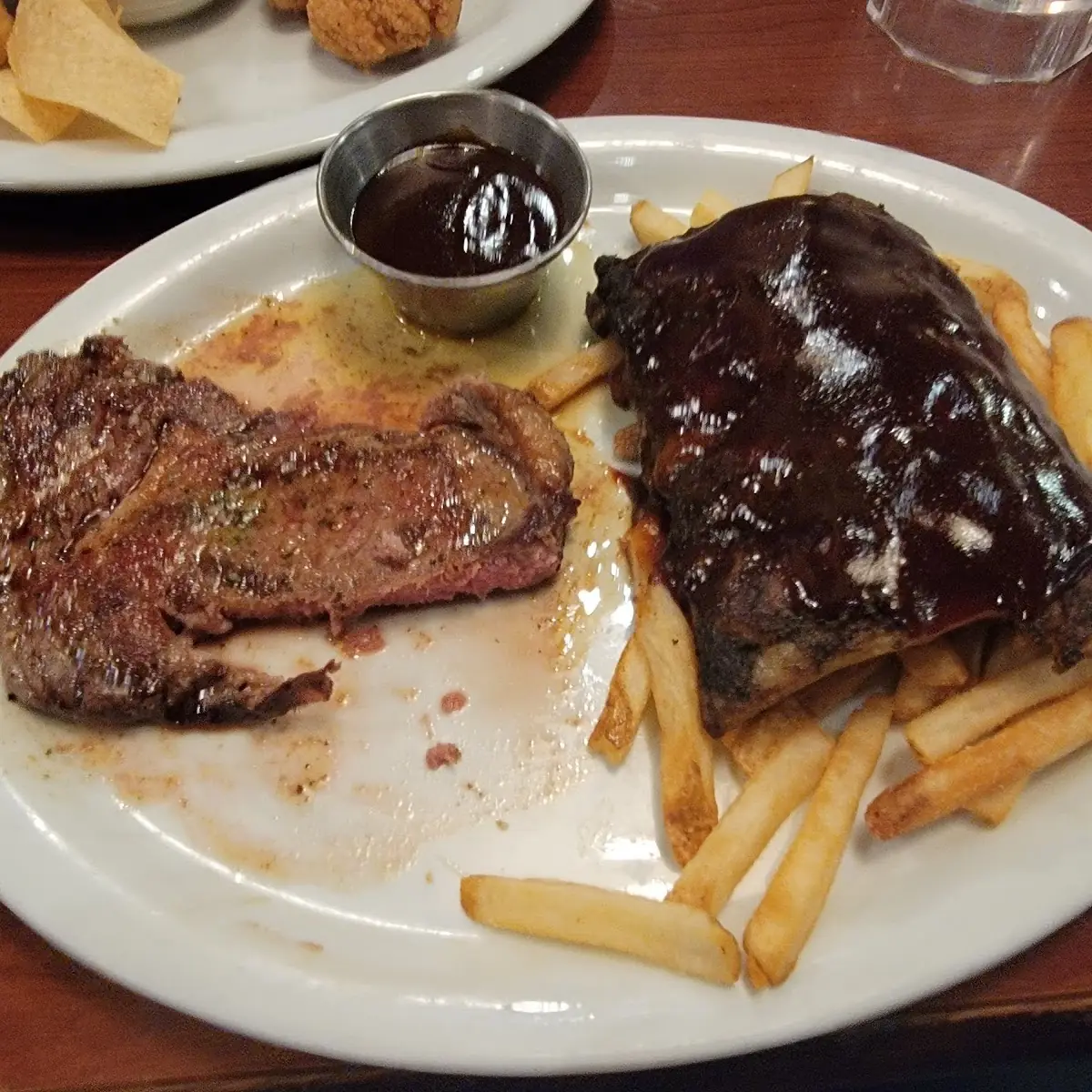 With Half-Rack of Ribs