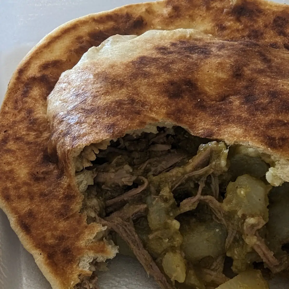 Carne Deshebrada En Chile Verde