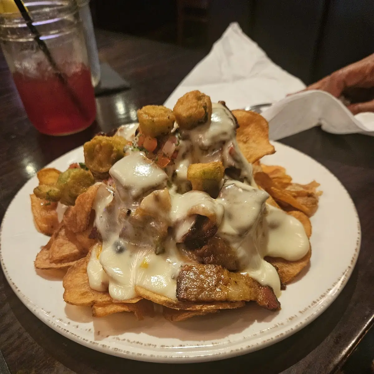 Brisket Nachos Supreme