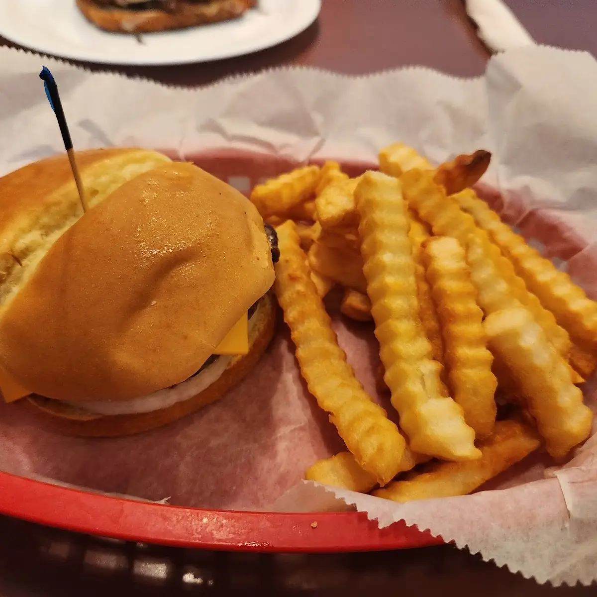 Cheeseburger and Fries