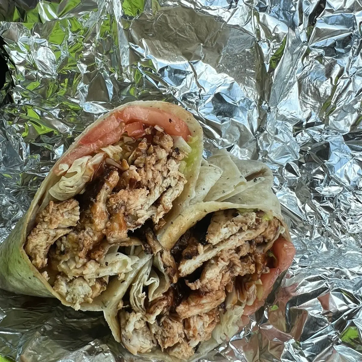 Barbecue Chicken Wrap