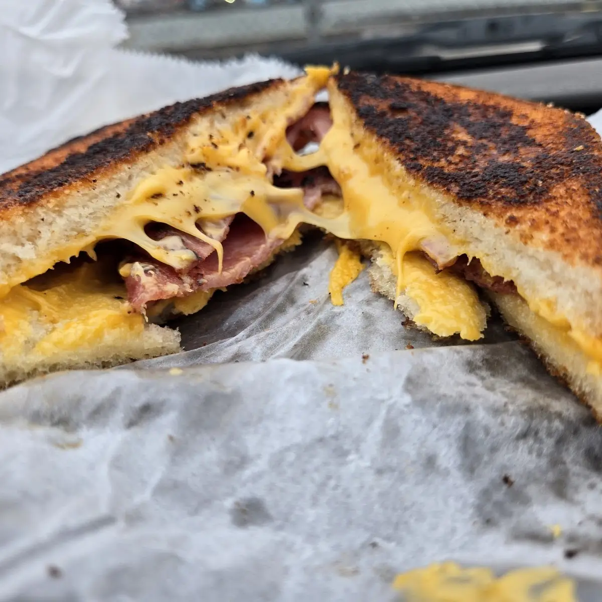 Grilled Cheese w Turkey Bacon