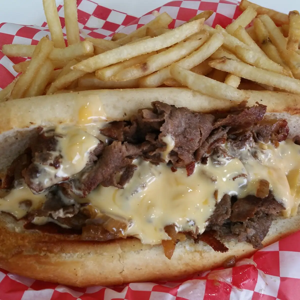 Philly Cheesesteak w Onion