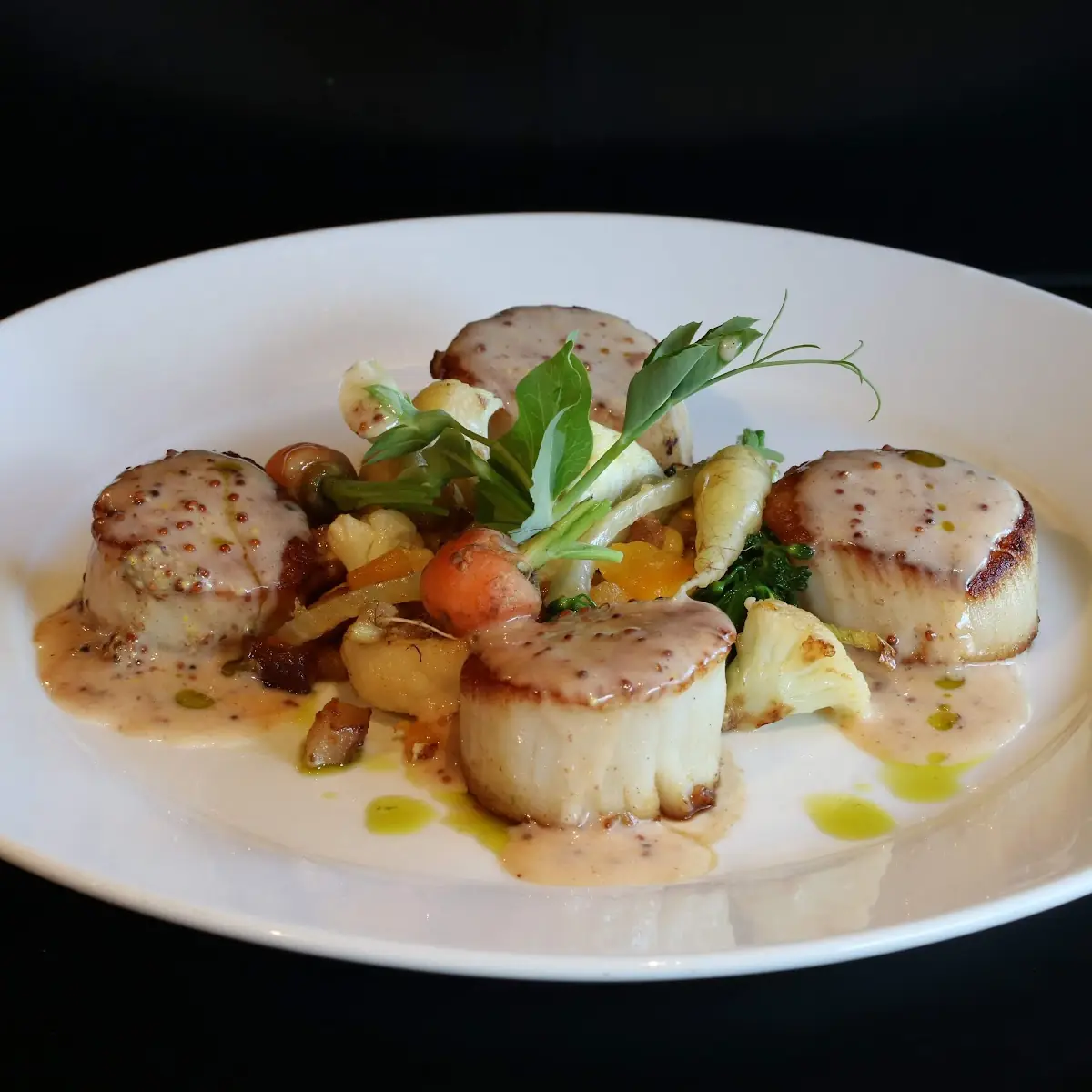 Pan Seared Cape Cod Scallops