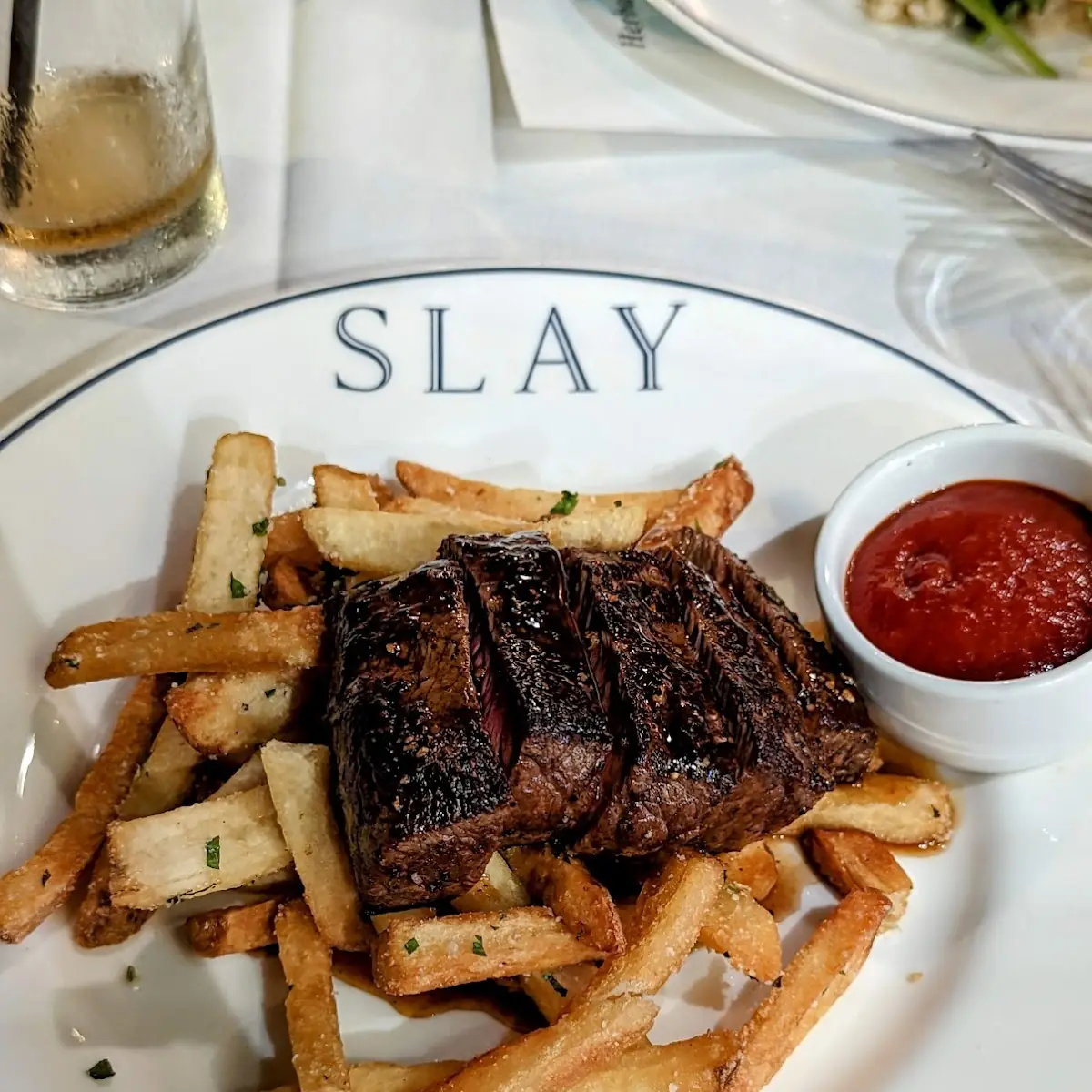 Prime Peppered Flat Iron Steak 7 Oz