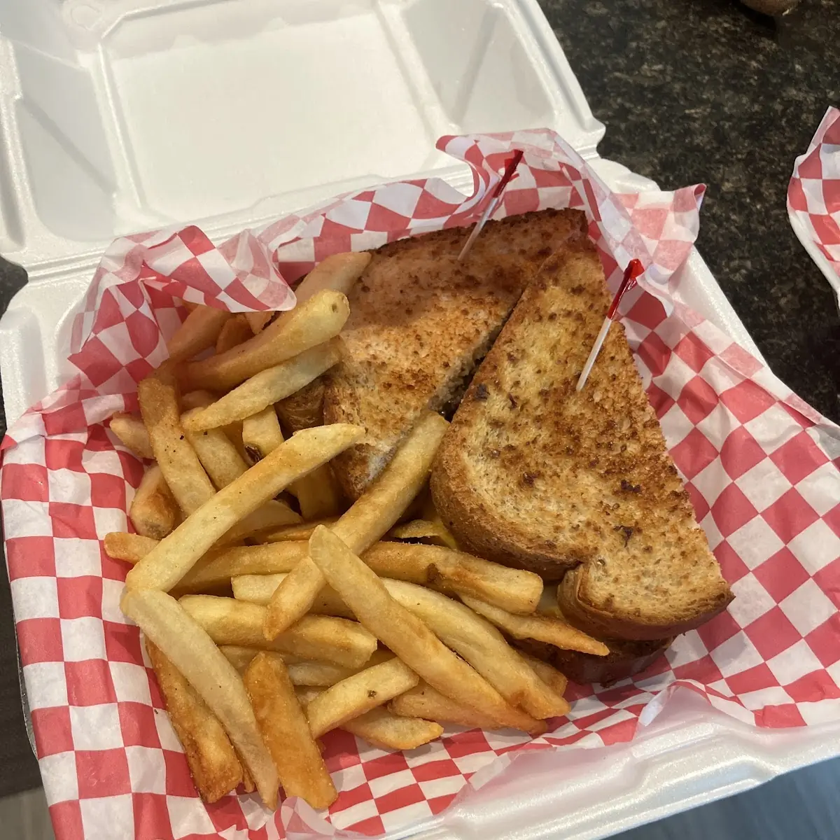 With Fries and Texas Toast
