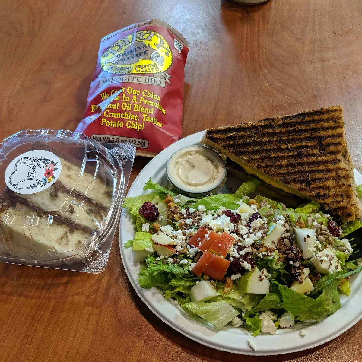 Greek Salad and Sandwich Combo