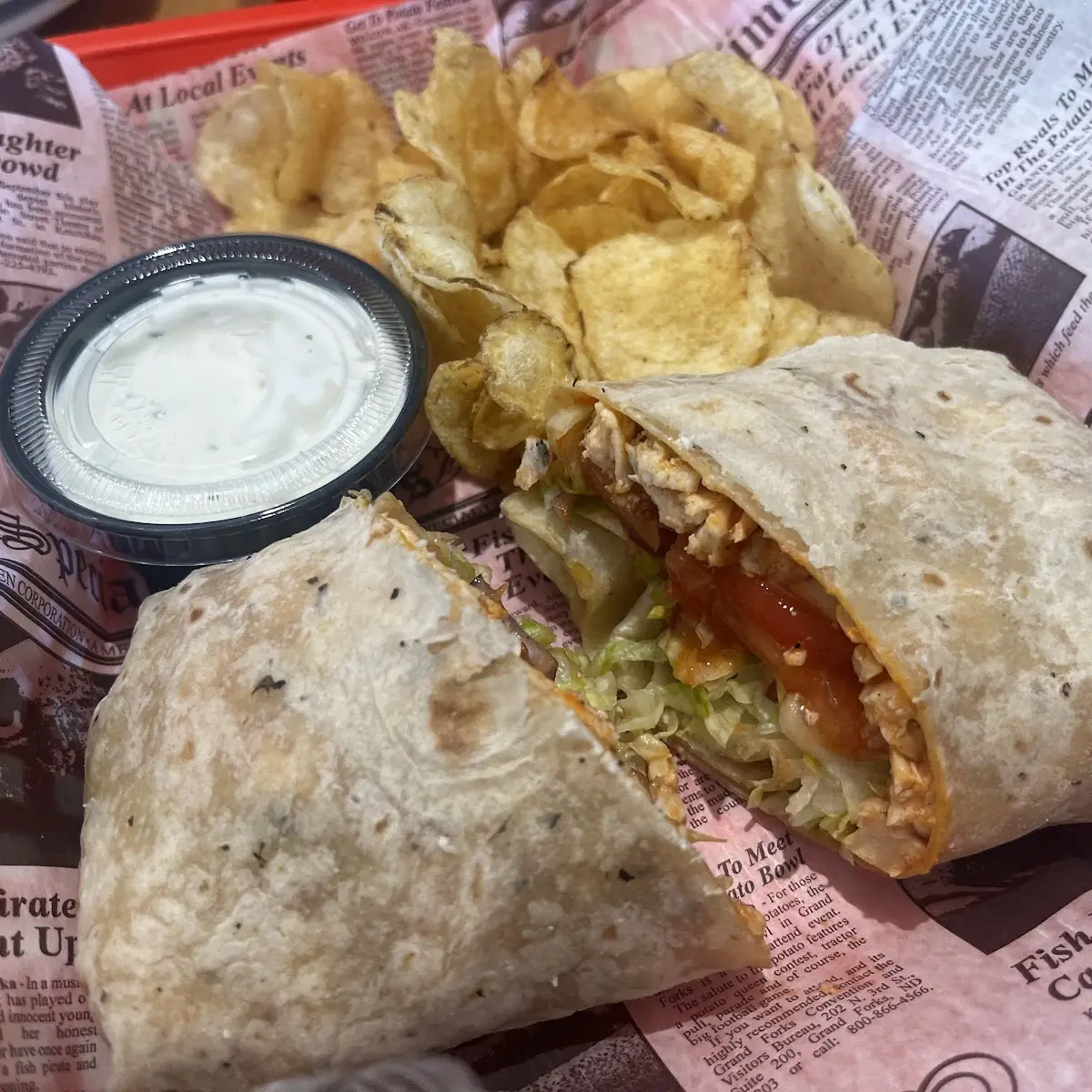 Chicken Caesar Wrap