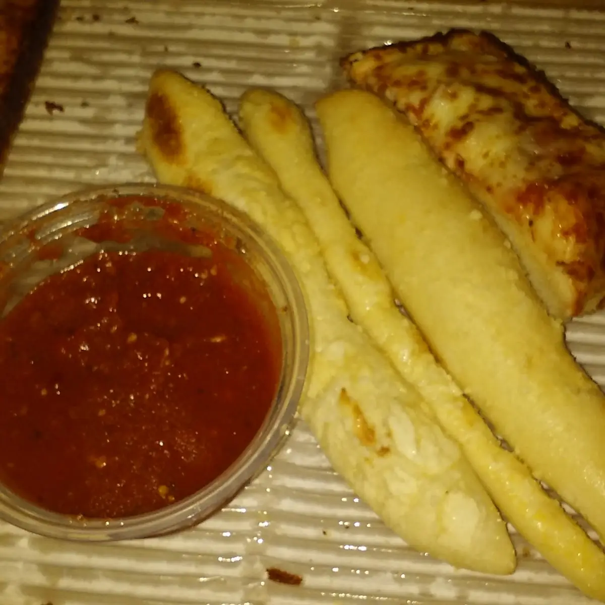Bread Sticks with Marinara Sauce